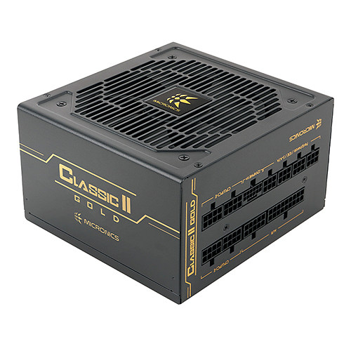 The Micronics Classic II 850W 80 PLUS GOLD power supply unit (PSU), released in October 2020, is designed to deliver reliable and efficient power to h