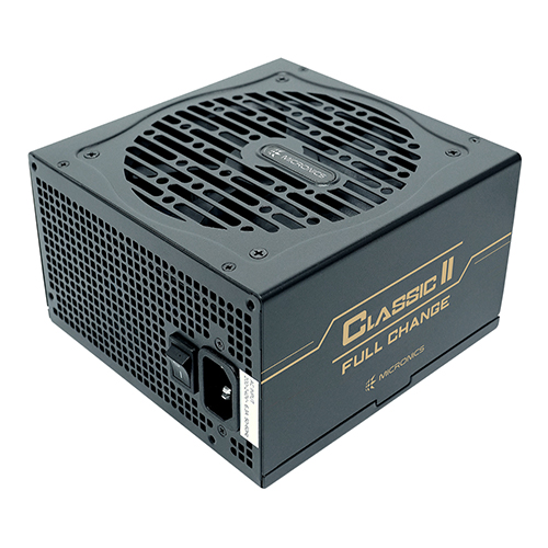 The Micronics Classic II 600W 80 PLUS BRONZE is a power supply designed for desktop computer systems. It offers an output power of 600 watts, making i