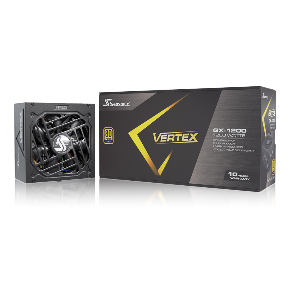 The Seasonic VERTEX GX-1200 GOLD ATX 3.0 is a high-performance power supply unit (PSU) designed for demanding PC builds, offering robust power deliver