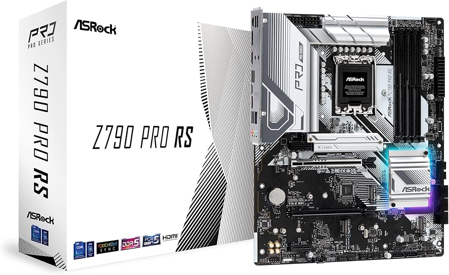 The ASRock Z790 Pro RS D5 motherboard, released in October 2022, is a feature-rich ATX board designed for Intel CPUs using the LGA1700 socket and the