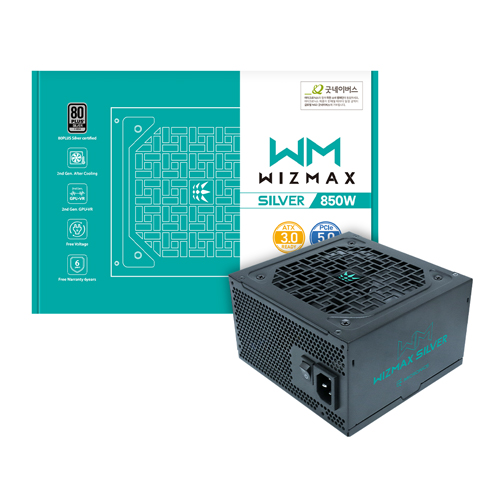 The Micronics WIZMAX 850W 80PLUS SILVER ATX3.0 is a robust power supply unit (PSU) designed to meet the needs of high-performance computing systems, l