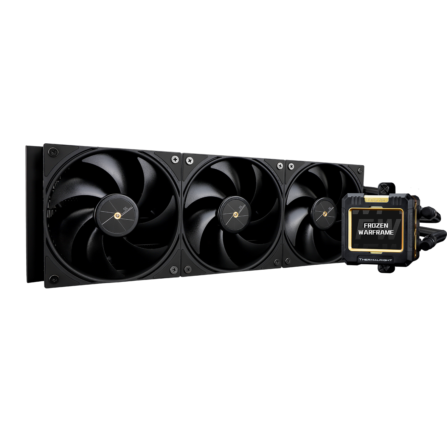 The Thermalright FROZEN WARFRAME 360 is a premium liquid cooling solution designed for high-performance CPUs, featuring a triple-fan radiator setup fo