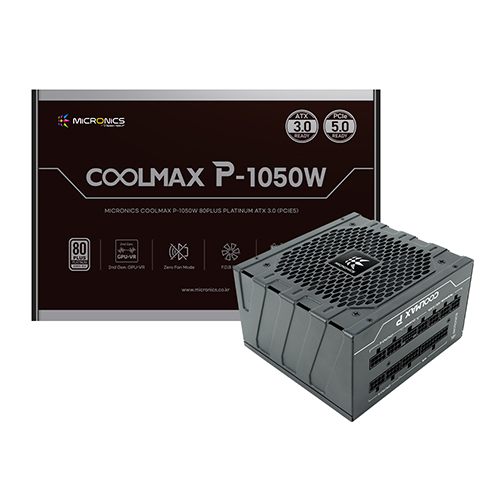 The Micronics COOLMAX P-1050W 80PLUS PLATINUM ATX3.0, released in April 2023, is a high-efficiency power supply unit designed for demanding computer s