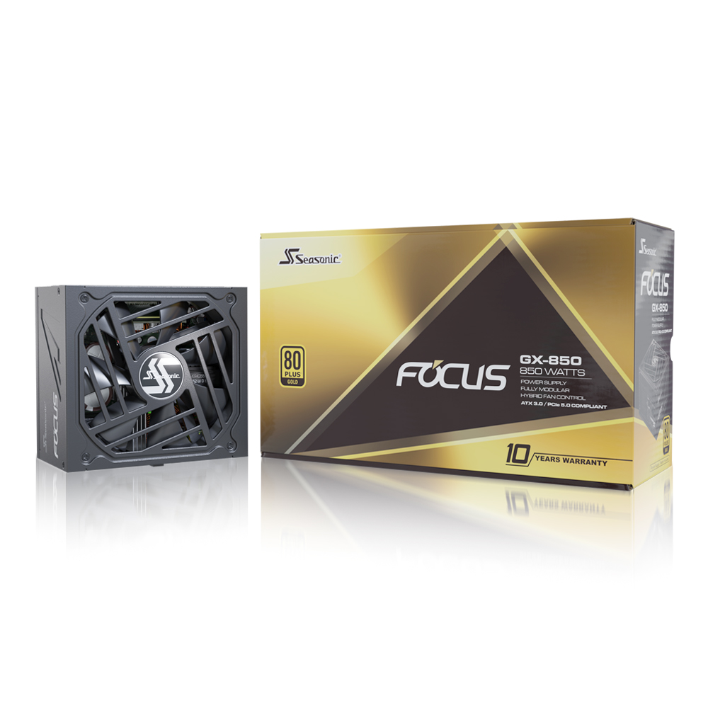 The Seasonic NEW FOCUS GX-850 GOLD Fully Modular ATX3.0 is a high-efficiency power supply unit (PSU) introduced by Seasonic in September 2023. Designe