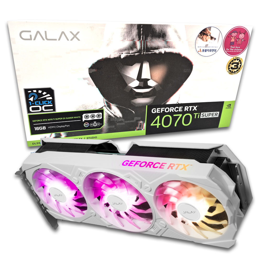 The GALAX GeForce RTX 4070 Ti SUPER EX GAMER WHITE OC D6X 16GB is a high-performance graphics card introduced in March 2024, designed for gamers and p